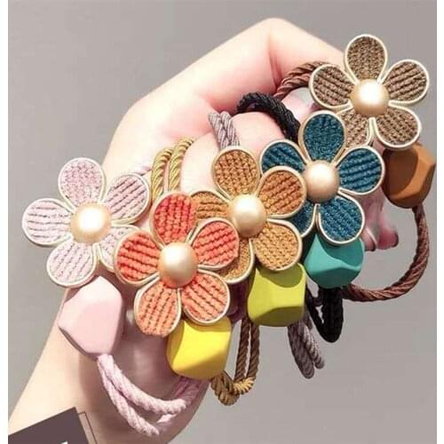 1Pcs Novelty Cute Fashion Women Girl Elastic Rubber band Head rope Bow Tie for Girls Headwear Hair Accessories Headdress