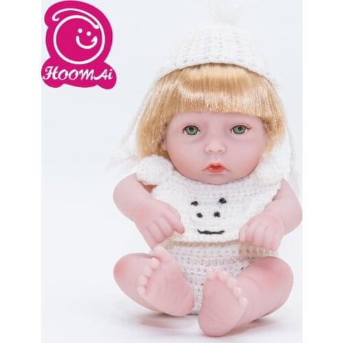 Hot Sale Bebe Reborn Baby Doll Toy Newborn Full Vinyl Body 10" Silicone Stuffed Realistic Doll Birthday Christmas Gifts 25CM