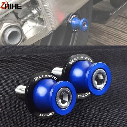 M10 Motorcycle CNC Aluminum Swingarm Slider Spools stand screws For CFMOTO 150NK 250NK 400NK 650NK 400GT 650TR-G 650MT All Years