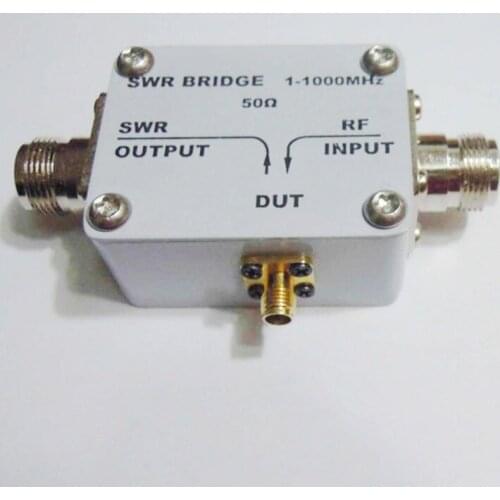 1-1000MHz 1GHz reflection Bridge Standing VSWR Wave/SWR /RF/ Directional /Bridge for Antenna debugging, RF circuit Radio TV