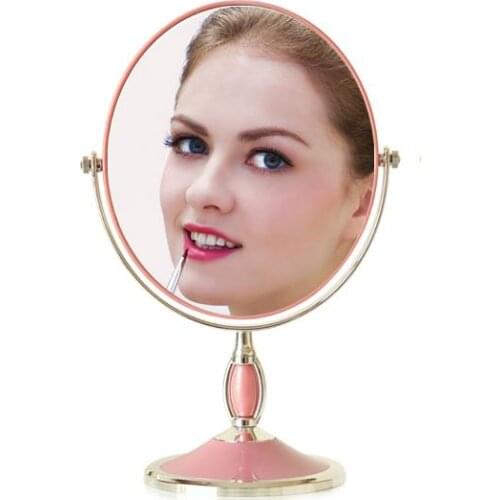 New hot selling desk makeup mirror European mirror double comb portable wedding princess lens 3 times hd magnifying a mirror