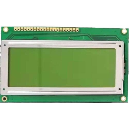 192x64 STN Negative Transmissive Yellow green LCD with White LED Backlight 1/64 Duty 1/3 Bias