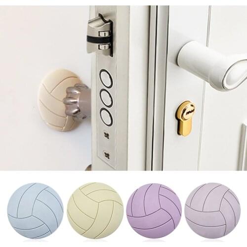 Sale Silicone Anti-Skid Cartoon Door Crash Pad Door Stopper Thickening Mute Door Fenders Wall Fenders Round Fender Lock Protect