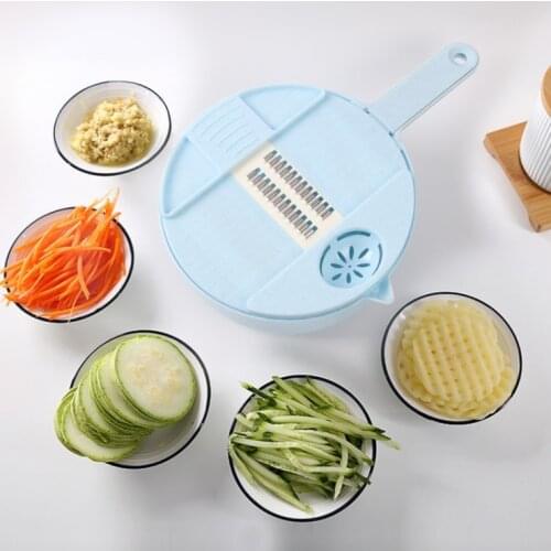 Cutter circular wheat straw multi-function cabbage 12 sets kitchen hand cut shredder