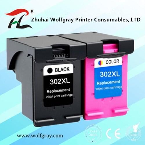 Compatible 302XL ink cartridge for HP 302 XL for hp302 For HP Deskjet 2130 2135 1110 3630 3632 Officejet 3830 3834 4650