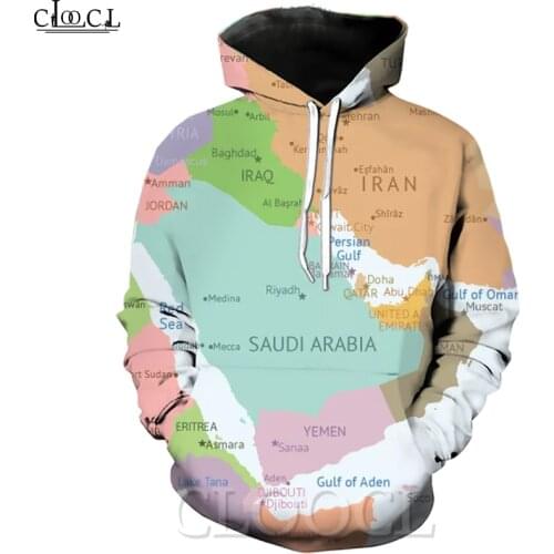 CLOOCL Popular World Map 3D Print Hoodies Men Women Harajuku Fashion Sweatshirt Autumn Casual Streetwear Hoodie Drop Shipping