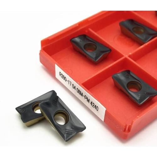Carbide insert R390 170408 PM4240 high quality metal lathe tools CNC machine tool cutting tool carbide tool milling cutter