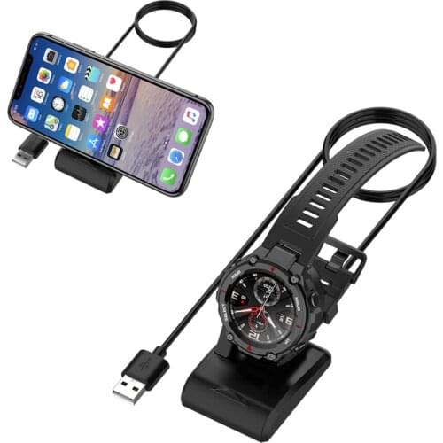 Fast Charging Dock For Amazfit T-Rex Smart Watch Charger For Huami Amazfit GTR 47mm 42mm GTS Charging Cable Power Cradle Base