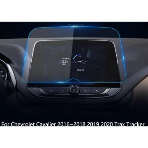 For Chevrolet Cavalier 2016~2018 2019 2020 Trax Tracker 2020~2021 Onix 2021 Car Navigation Screen Protector Film Accessories