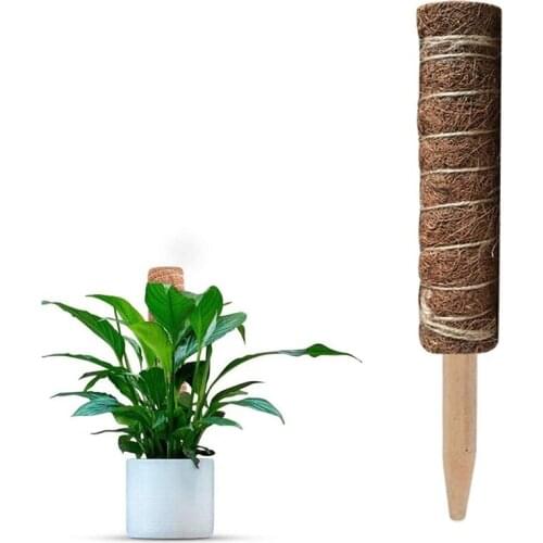 4 Pack Coir Totem Pole Coir Moss Totem Pole for Plant Support Extension Climbing Indoor Plants Creepers 50cm