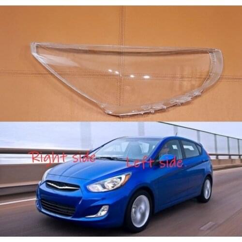 Car Headlamp Lens For Hyundai Accent 2011 2012 2013 2014 Car Headlight cover Headlamp Lens Auto Shell Cover