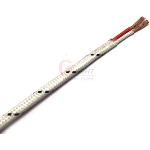 B Type 2*32*0.2mm Braided Fiberglass Insulated Thermocouple Compensation Wire