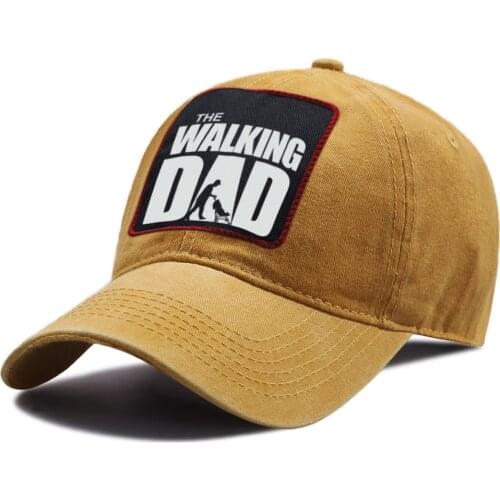 The Walking Dad Baseball Caps Outdoor Unisex Sun Shade Snapback Hat Women Summer Breathable Riding Hats Men Casual Hip Hop Cap