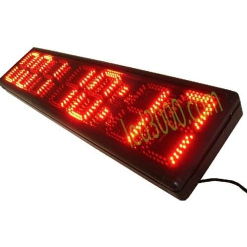 Big size high brightness 7digits 999days23hours59minutes LED countdown clock count-up timer wall mounting LED clock