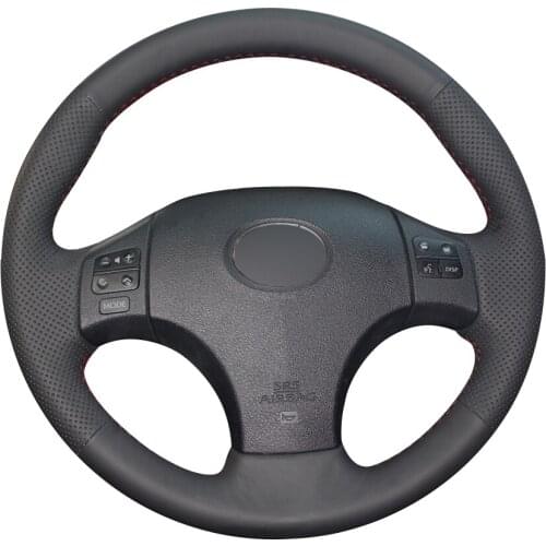 Black Synthetic Leather Car Steering Wheel Cover for Lexus IS IS250 IS250C IS300 IS300C IS350 IS350C F SPORT 2005-2011