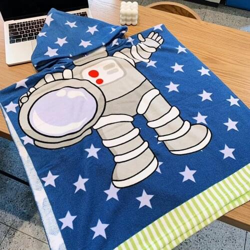 Children Bath Towel Baby Soft Beach Cloak Towels Unicorn Shark Toddler Kids Hooded Surf Swim Pool Coverup Poncho Cape Bathrobe