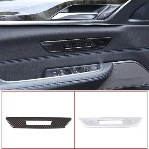 For BMW 5 series G30 2017-2021 Car Seat Adjustment Memory Button Switch Frame Chrome Cover Decoration Trim Interior Accessories