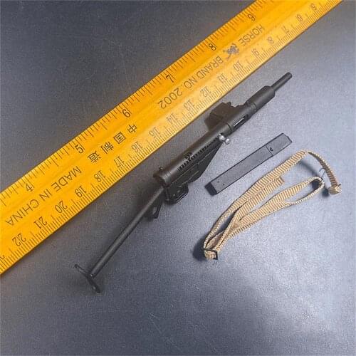 In Stock 1/6th UD9005 WWII British Locomotive Courier War Battle PVC Material Weapon Gun Rifle Model For Doll Action Soldier