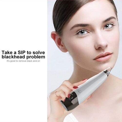 Hot Compress Blackhead Remover Vacuum Pore Cleaner Electric Nose Face Deep Cleansing Skin Care Machine Acne Extractor Blackhead