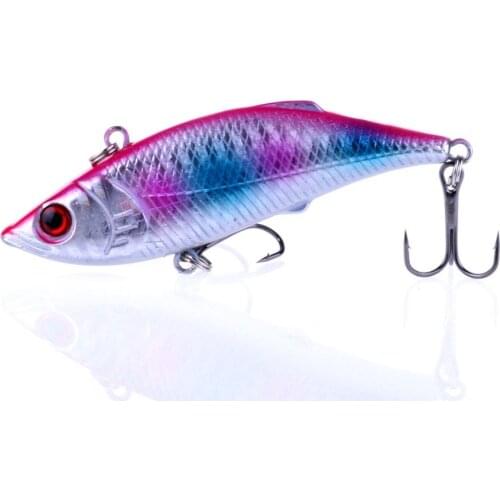 HENGJIA 1PCS 7.5CM 10G isca artificial game vib fishing lures bass wobbler crankbaits pesca fishing tackles