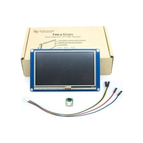 Nextion 5.0" HMI Intelligent Smart USART UART Serial Touch TFT LCD Module Display Panel For Raspberry Pi 2 A+ B+ ARD Kits
