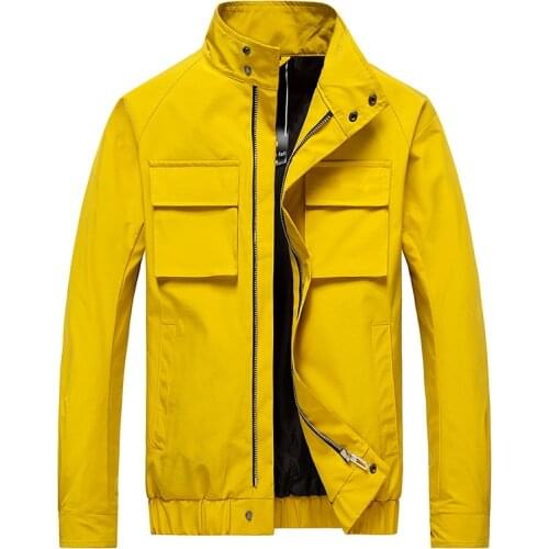 Casual Jacket Men Fashion Loose Mens Jacket High Quality Zipper Bomber Mens Jackets and Coats Chaquetas Y Abrigos Para Hombre 6