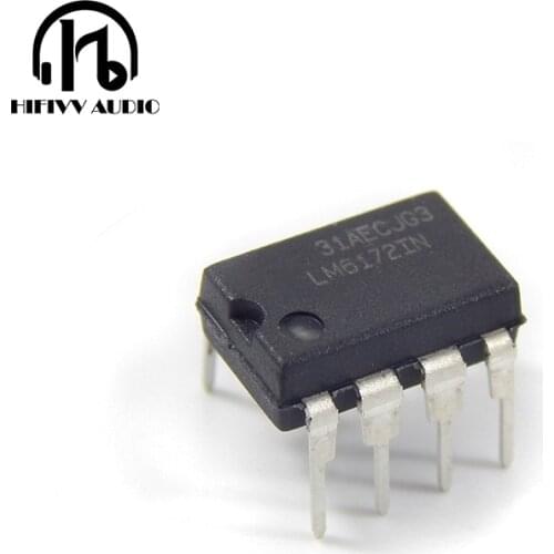 LM6172 hifi amplifier Accessories Voltage Feedback Amplifier double channel operational amplifier LM6172IN IC chip op amp