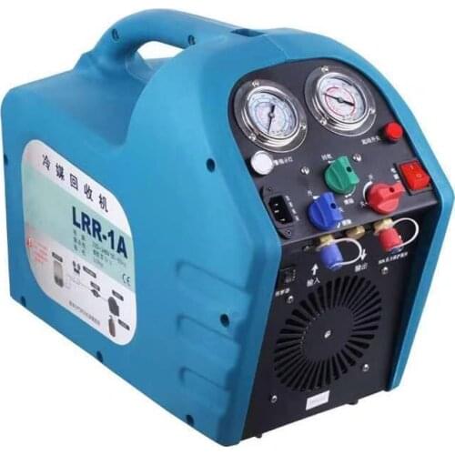 Refrigerant recovery machine, refrigerant fluorine pumping machine