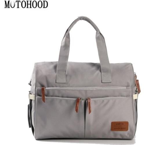 MOTOHOOD Baby Nappy Diaper Bags For Mom Fashion Maternity Tote Bag Stroller Bag Multifunctional Nappy Bag For Mummy