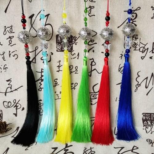 Mo Dao Zu Shi Waist Antiquity Waist Wear Wei Wuxian Qing Xin Ling Silver Palace Bell Student Creative Decor Tassel Pendant