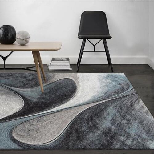 Fashionable Nordic Modern Minimalist Irregular Abstract Ink Living Room Bedroom Kitchen Bedside Carpet Floor Mat