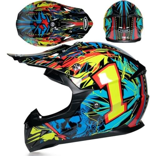Send 2 pieces gift motorcycle helmet children off-road helmet bike downhill AM DH cross helmet capacete motocross casco