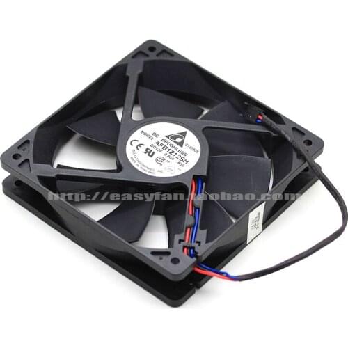 Detla Electronics AFB1212SH F00 DC 12V 0.80A 120x120x25mm Server Cooling Fan