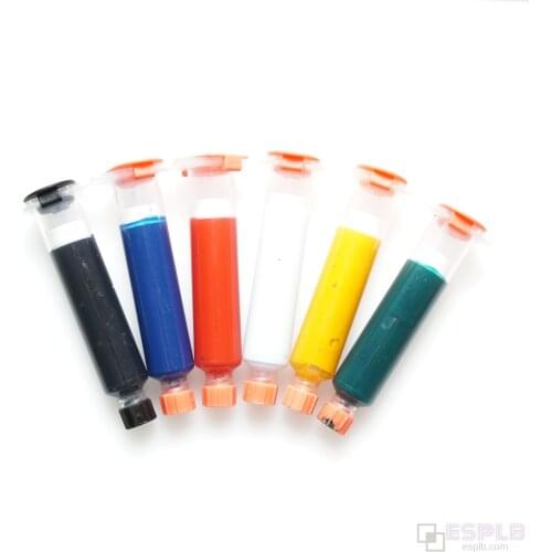 6 Color UV Curing Solder Mask Ink for PCB BGA Circuit Board Insulating Protect Soldering Paste Flux Oil