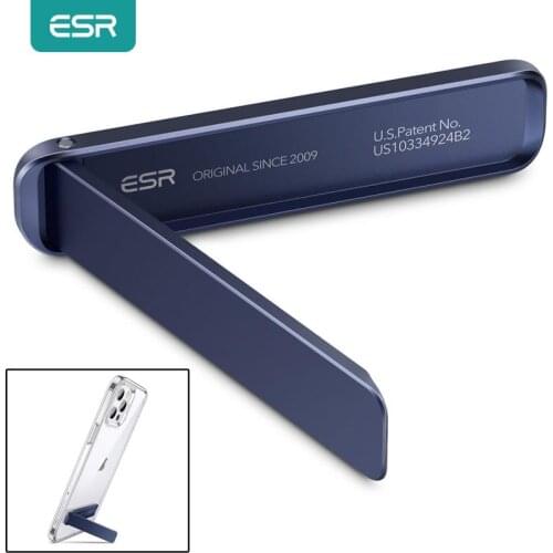 ESR Boost Kickstand for iPhone 12 Pro Max 11 XR XS Pro Max Phone Stand for Samsung Note 20 Stand Metal Kickstand Holder Stand