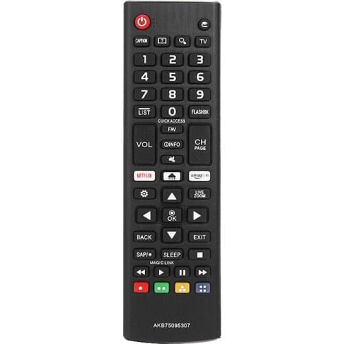 Mayitr DC 3V Remote Control AKB75095307 ABS Controller For LG 32LJ550B 32LJ550B-UA 32LJ550M 32LJ550M-UB LCD TV Remote