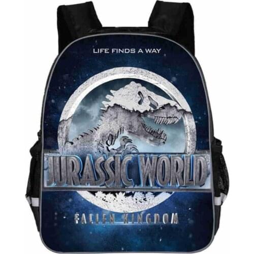 Dinosaur World Backpack Animal Anime Jurassic Dragon Casual School Bags Toddlers Boys Girls Teenager Mochila Gift Bolsa