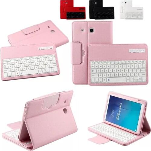 Removable Wireless Bluetooth Keyboard Case For Samsung Galaxy Tab E T560 T561 SM-T560 9.6 inch Tablet PC Case Cover Skin Shell