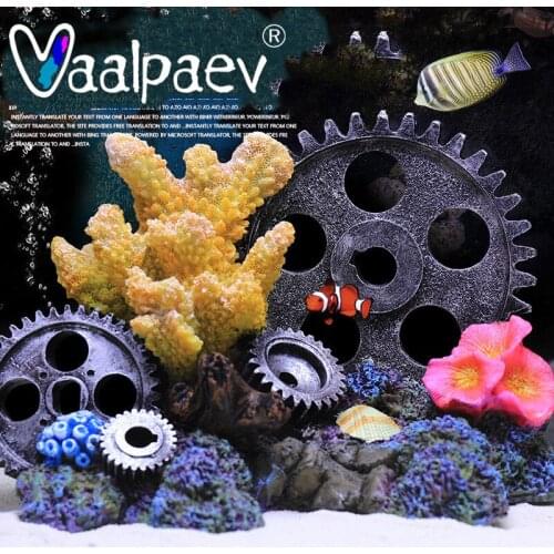 Gear Coral Reef Aquarium Sea Ocean Tree Hiding Hold Stone Rock Model Fof Fish Tank Action Figure Toys Decoration Crafts Landscap