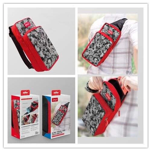 Sling Travel Bag Single shoulder Portable Mini Zipper Chest Case Game Bags for Nintend Switch NS/Switch Lite Jungle Warrior