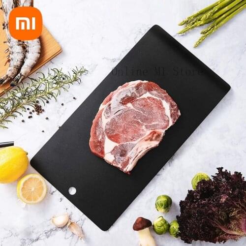 Xiaomi Superconducting Fast Defrosting Tray Thaw Frozen Food Meat Fruit Quick Defrosting Plate Board Defrost Kitchen Gadget Tool