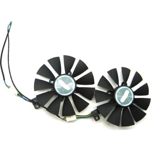 T129215SU 12V 0.5A PLD09210S12HH 12V 0.4A 87mm VGA Fan For ASUS GTX1050TI GTX1060 GTX1070 RX480 Graphics Card Cooler Cooling Fan