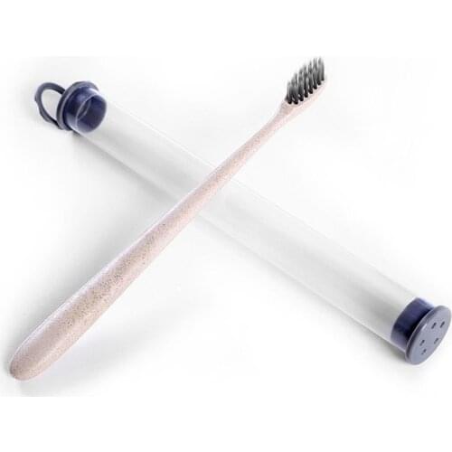 Wheat-straw Environmentally-friendly Toothbrush Portable Fine Soft Brushing Anti-bleeding Toothbrush with Box For Adults Cheap