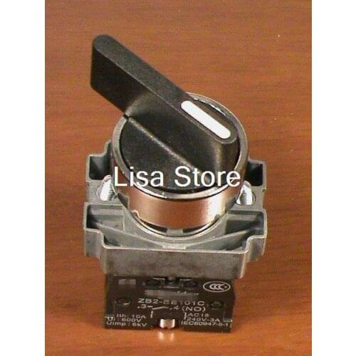 2pcs XB2BJ25C N/O N/C 2 Positions Maintained Extended Lever Select Switches