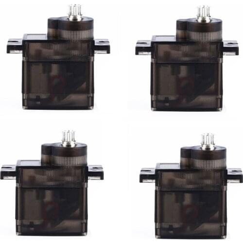 4pcs/lot lofty ambition MG90S 9g Metal Gear Upgraded SG90 Digital Micro Servos for Smart Vehicle Helicopter Boart Car