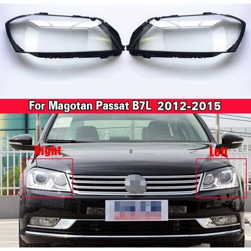 Car Headlight Lens Auto Shell Cover For Volkswagen VW Magotan / Passat B7L 2012 2013 2014 2015 Headlamp Lens Lampshade Lampcover