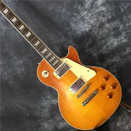 FREE SHIPPING Brand New 2021 Electric Guitar Brand OEM + Color Yellow ELECTRIC Guitar in china