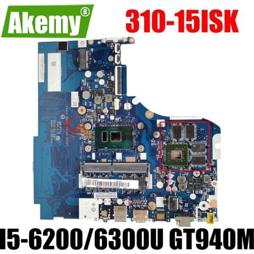 CG411 CG511 CZ411 CZ511 NM-A751 For Lenovo Ideapad 310-15ISK 510-15ISK 310-15IKB Motherboard with I5-6200/6300U GT940M 2G RAM:4G