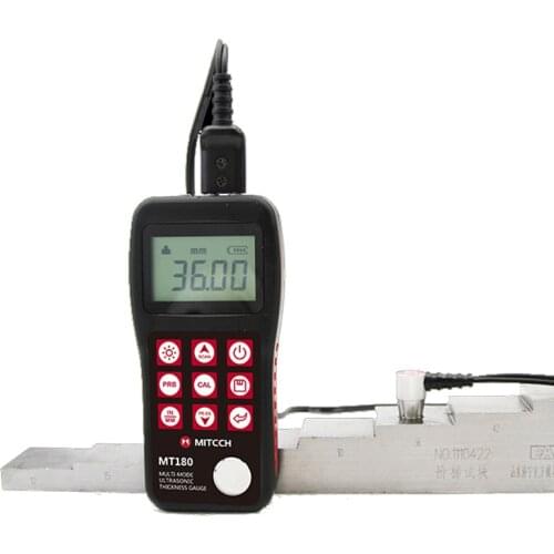 Digital MT180 PE EE two Measurement Through Coating Ultrasonic Thickness Gauge (3--30)mm Thickness meter