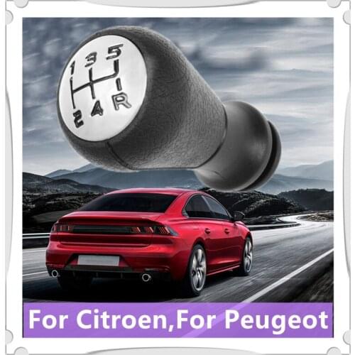 For Peugeot 106 107 205 206 207 306 307 308 405 Citroen Saxo C2 C3 Manual Shift Lever 5 Speed Car Gear Shift Knob Stick